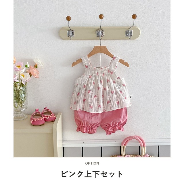 【セット】ラブリーハートノースリーブセットアップ - 2