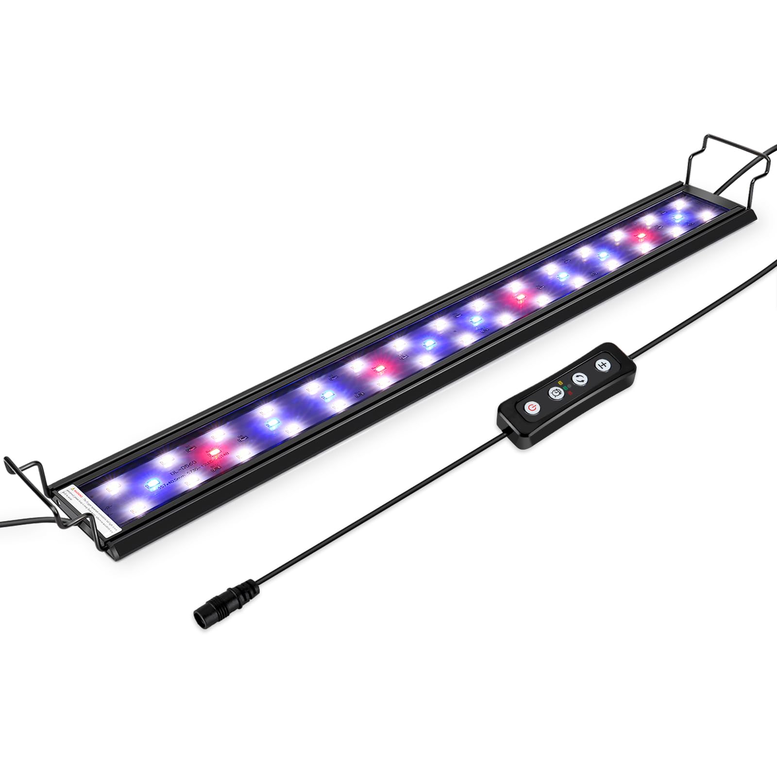 hygger 水槽ライト アクアリウムライト LED 熱帯魚ライト 水槽用 32LED 40CM 45CM 60CM 3つの照明モード 明るさ調整 タイマー付き 観賞魚飼育 水草育成 スライド式 40~60cm水槽対応 省エネ 長寿命 14W