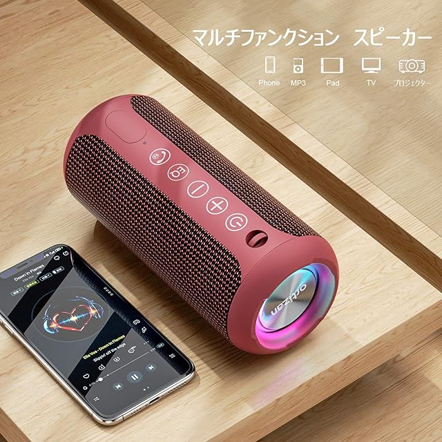 ☆BluetoothスピーカーIPX7防水、28時間連続再生　2個セット Ortizan Bluetooth スピーカー 防水IPX7でワイヤレス 30時間連続再生