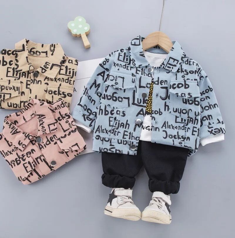 ジャケットシャツパンツ3点セット | Kids ＆ baby clothes AIoha poloo