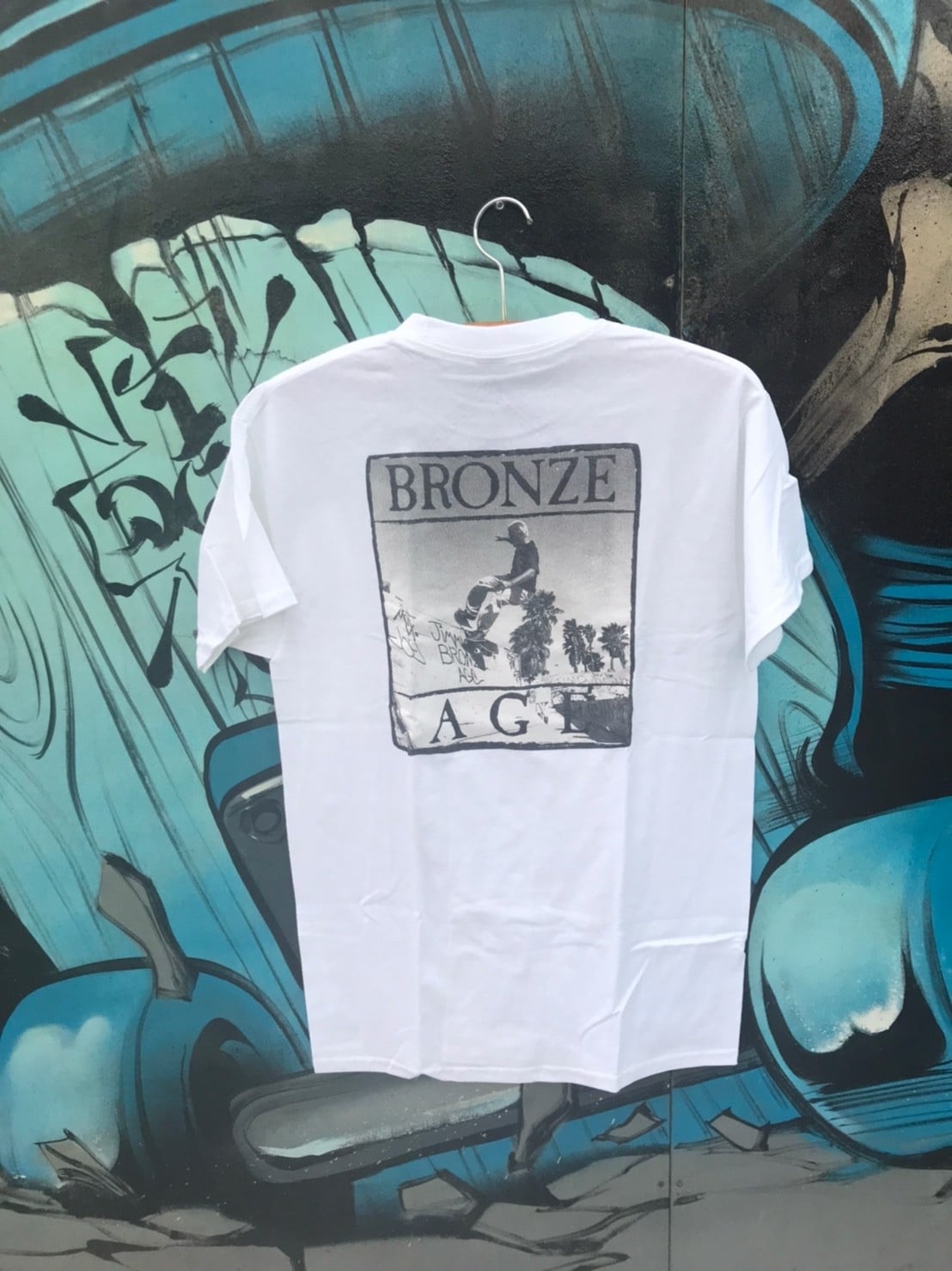 90s L BRONZE AGE vtg tシャツ ブロンズエイジ powell