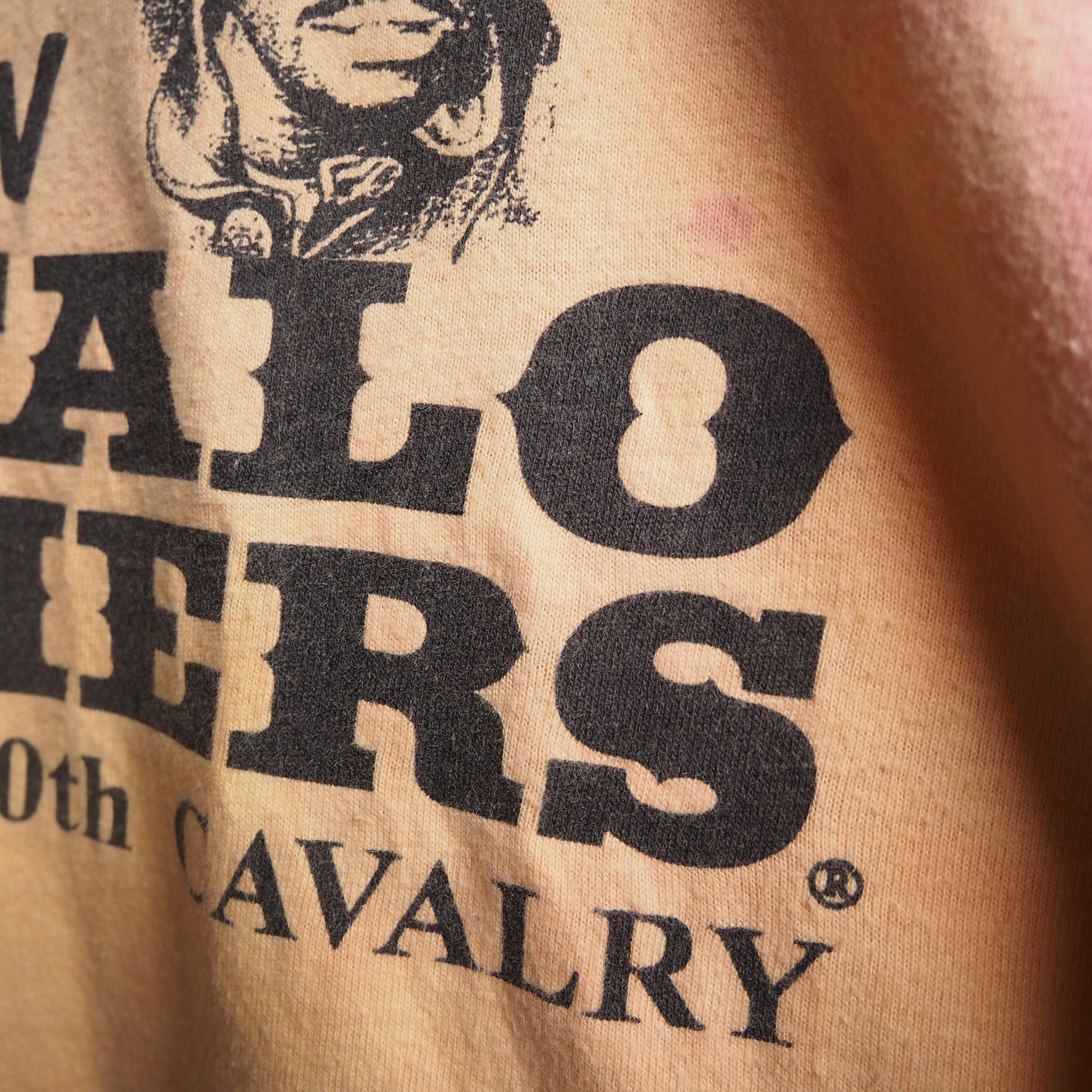 1990s ” New Buffalo soldiers ” printed vintage Tie dye Tee (made in Usa)