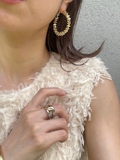 twist chip hoop pierce