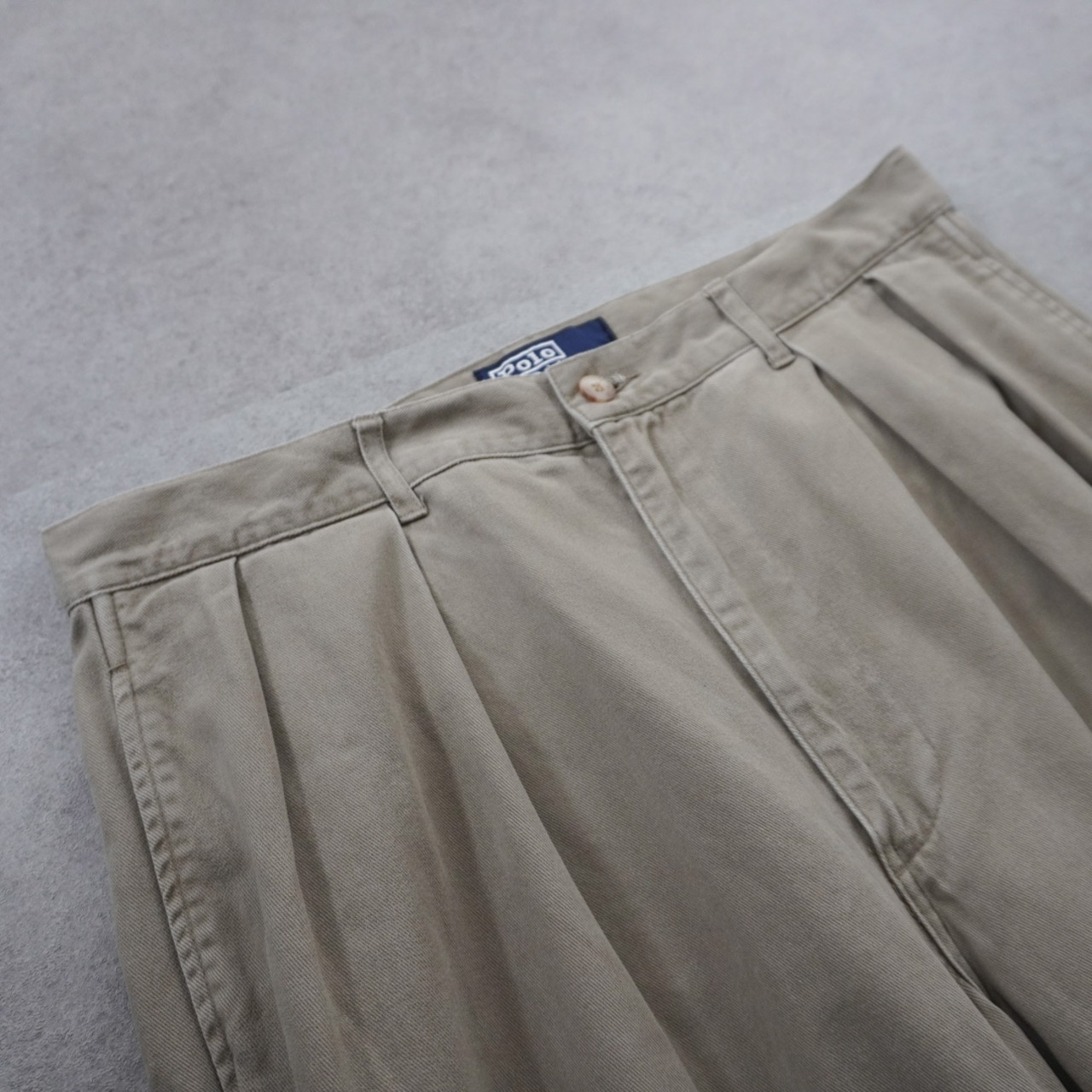 90s 初期型 Polo by Ralph Lauren POLO CHINO Sand Beige [W31.5L30.5相当] 古着 - 4