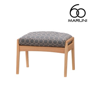 マルニ60+ マルニロクマルプラス オークフレーム オットマン 布地 ミナペルホネン タンバリン グレー #7679