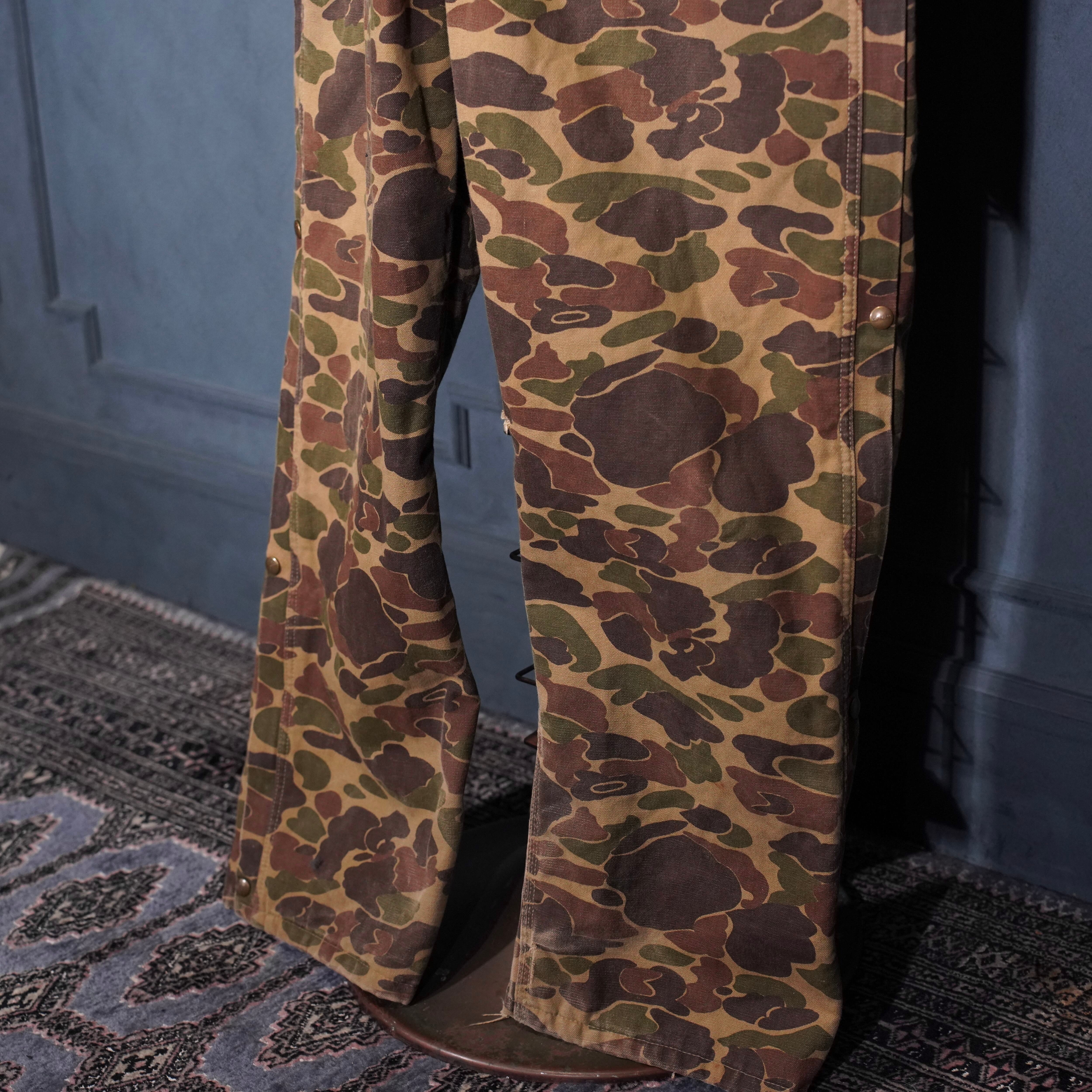 80's USA VINTAGE Carhartt DUCK HUNTER CAMOUFLAGE PATTERNED DUCK