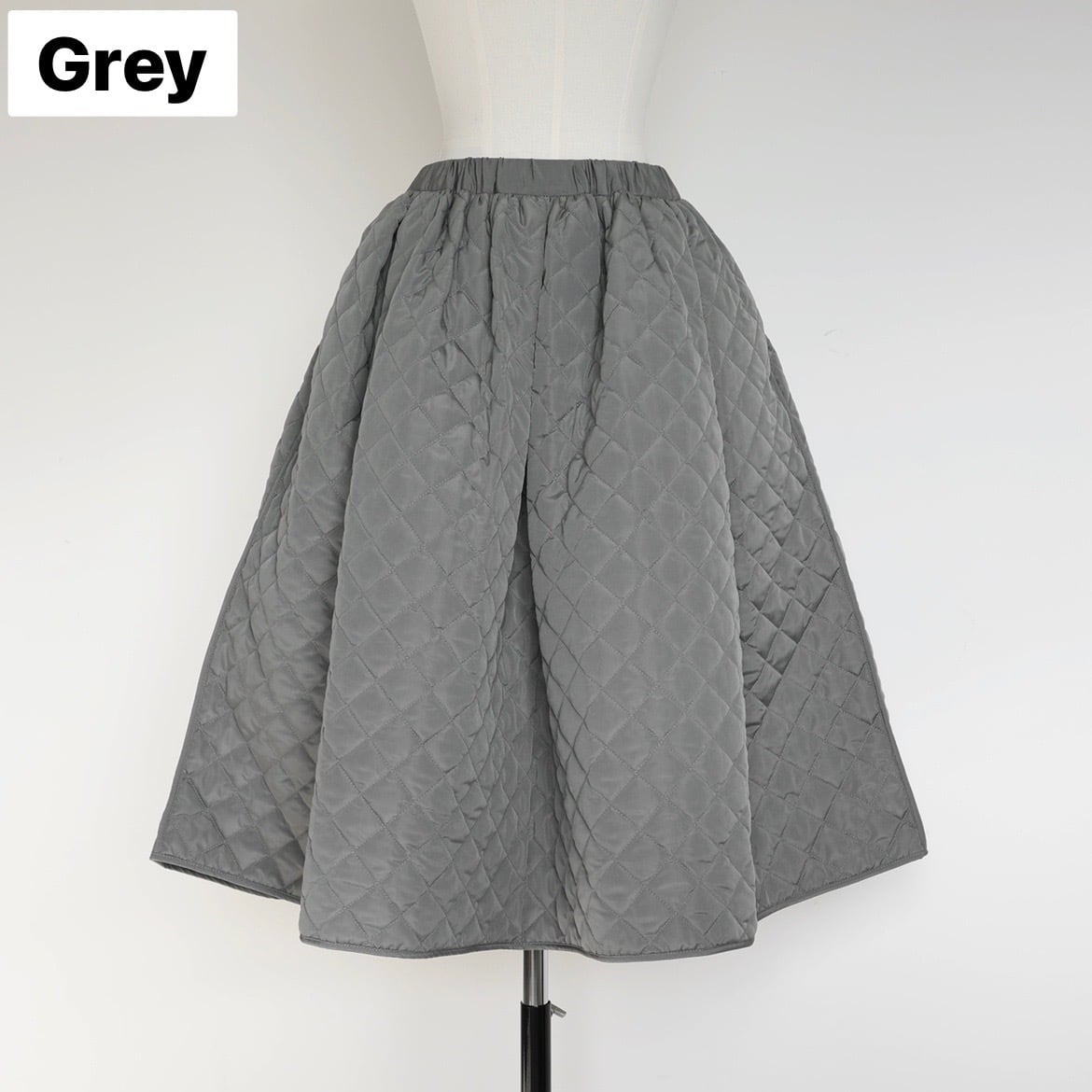 gypsohila Quilt Skirt グレー AW キルトスカート ジプ-