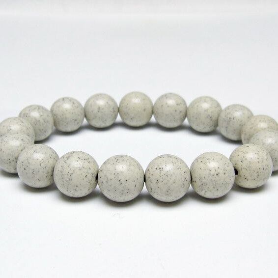 北投石 ブレスレット 12mm 一点物 メール便可 111-50128