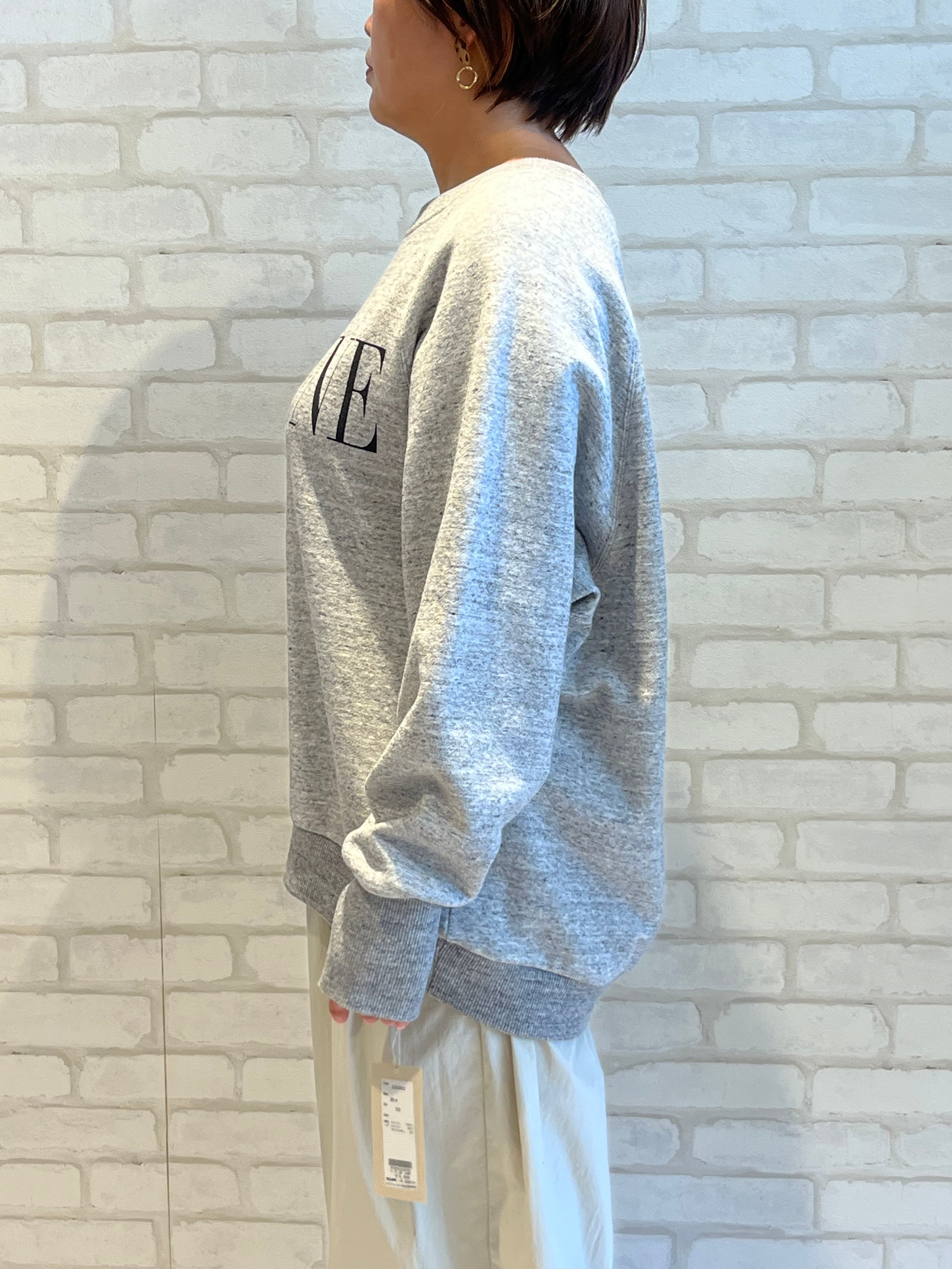 2025AW新作/cafune/535962/スウェットロゴプルオーバー(グレー) | QREEQ