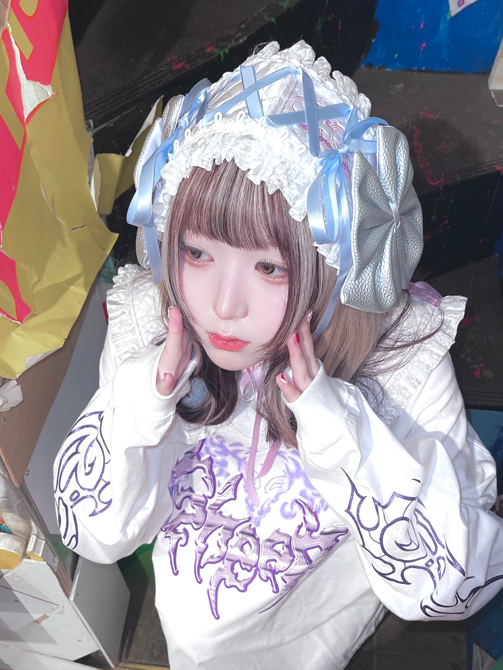 crazy gugu キャップ　手書きイラスト ぜつきぐ】カスタムとげキャップ | zetsukigu