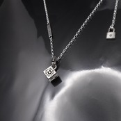 DICE : HORSESHOE #1 NECKLACE with GODSIZE® I.D. TAG / ホースシューダイス #1 ネックレス ゴッドサイズ® I.D.タグ