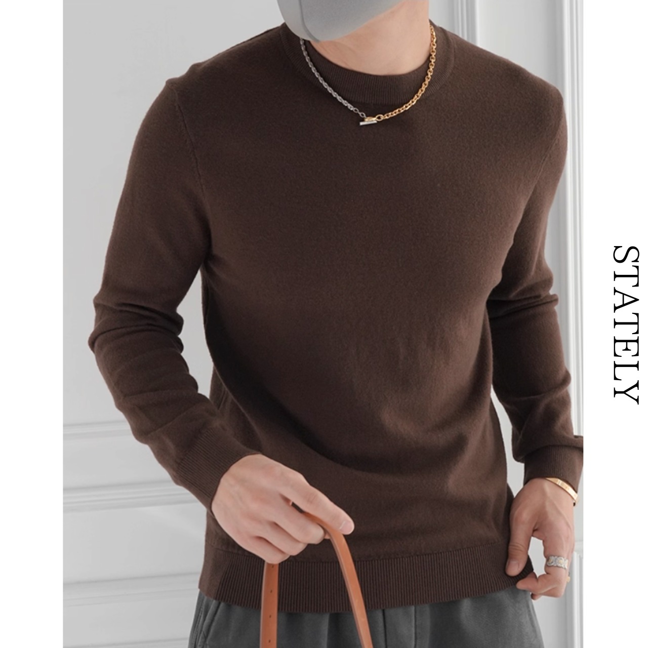 Solid Knit Pullover/3color_T81・画像8