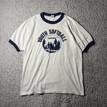 80s】リンガーTシャツ ビールブランドプリント シングルステッチ | PAY ID