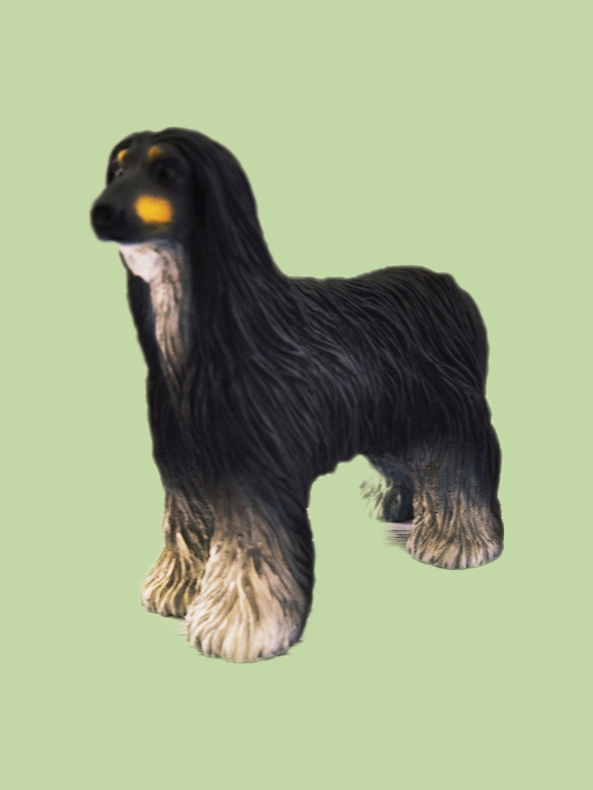 DIPINTO A MANO アフガンハウンド 犬 置物