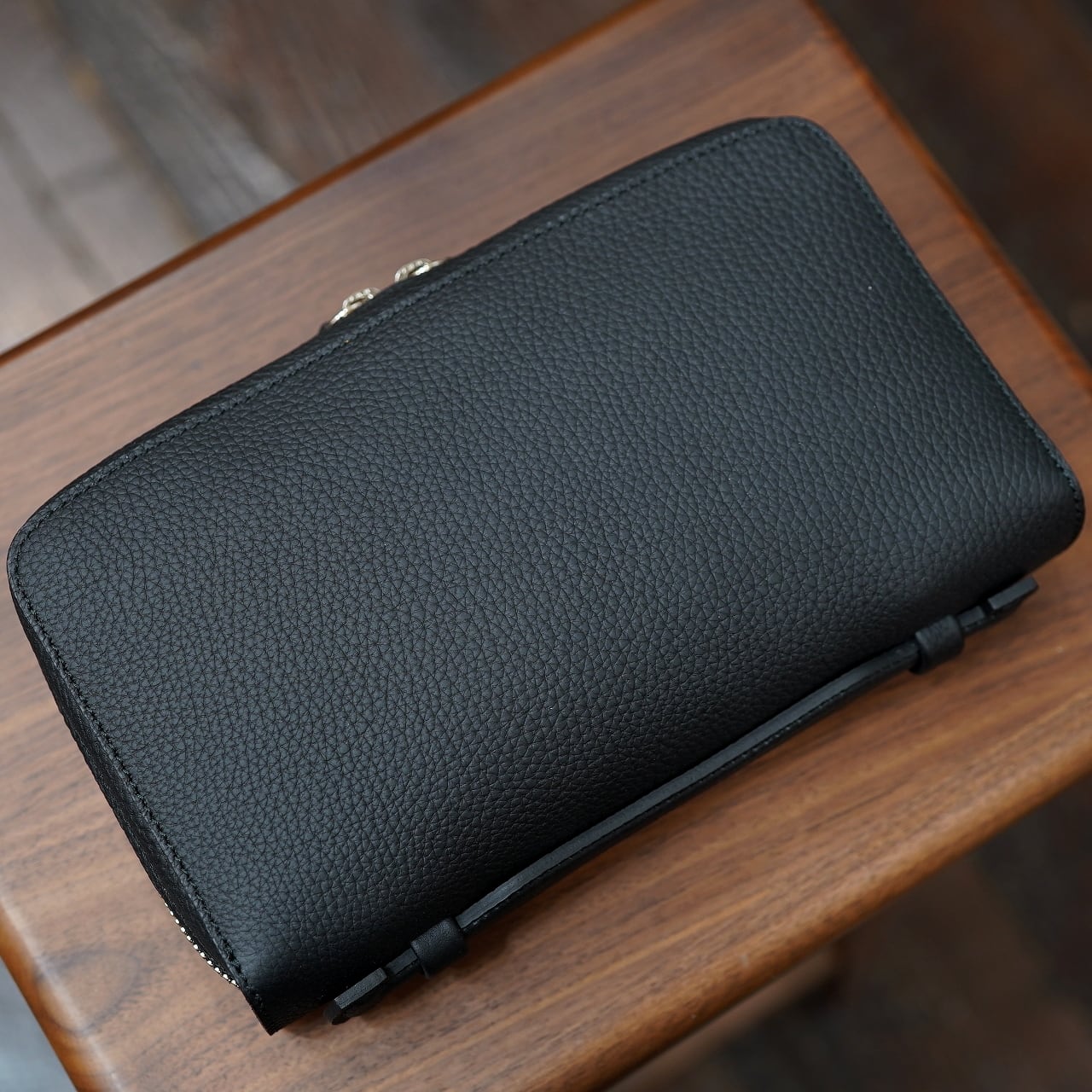 ル・ボナー ポーチピッコロ シュランケンカーフ ブラック