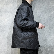 black quilting jacket