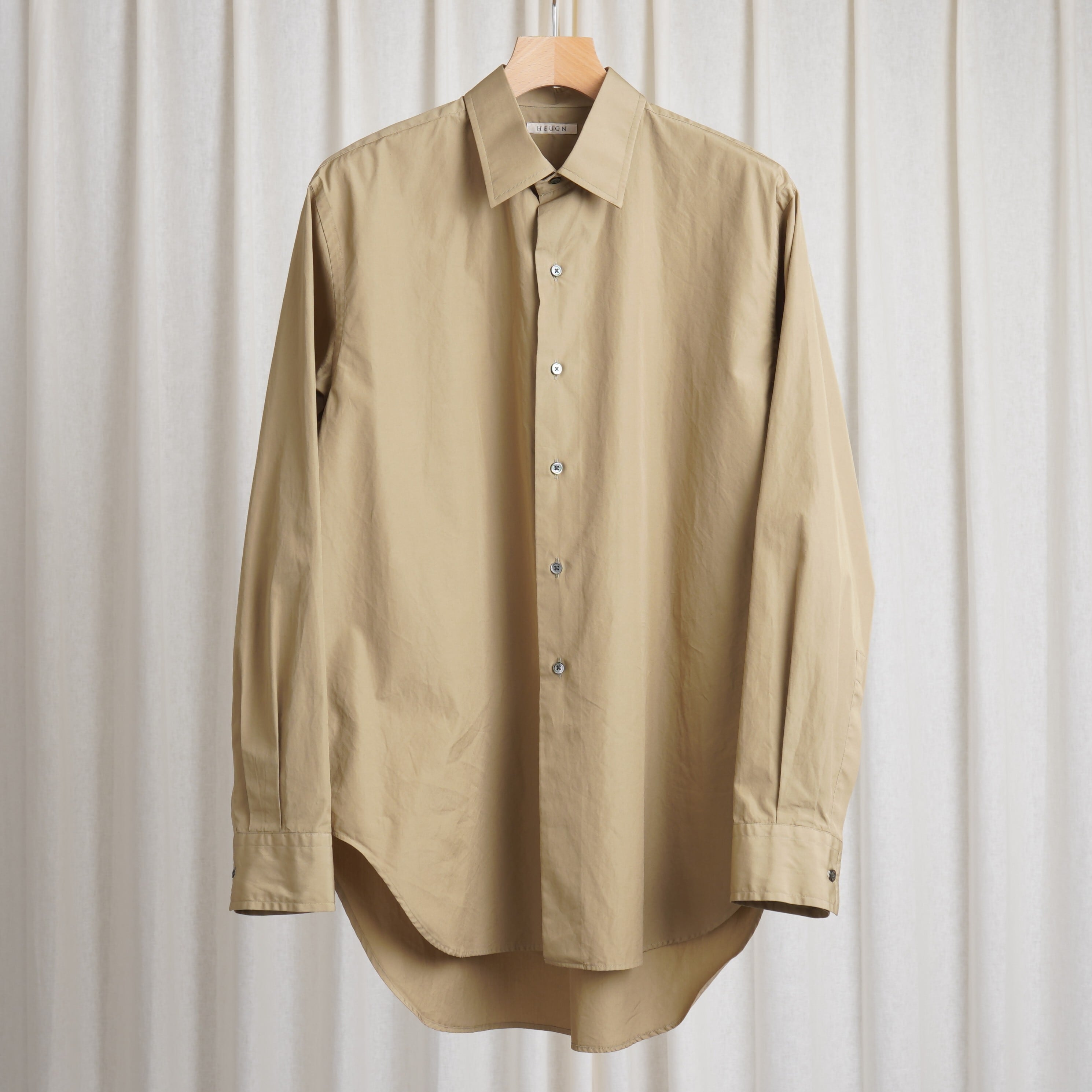 HEUGN / Alan Shirts "Beige Overdye"