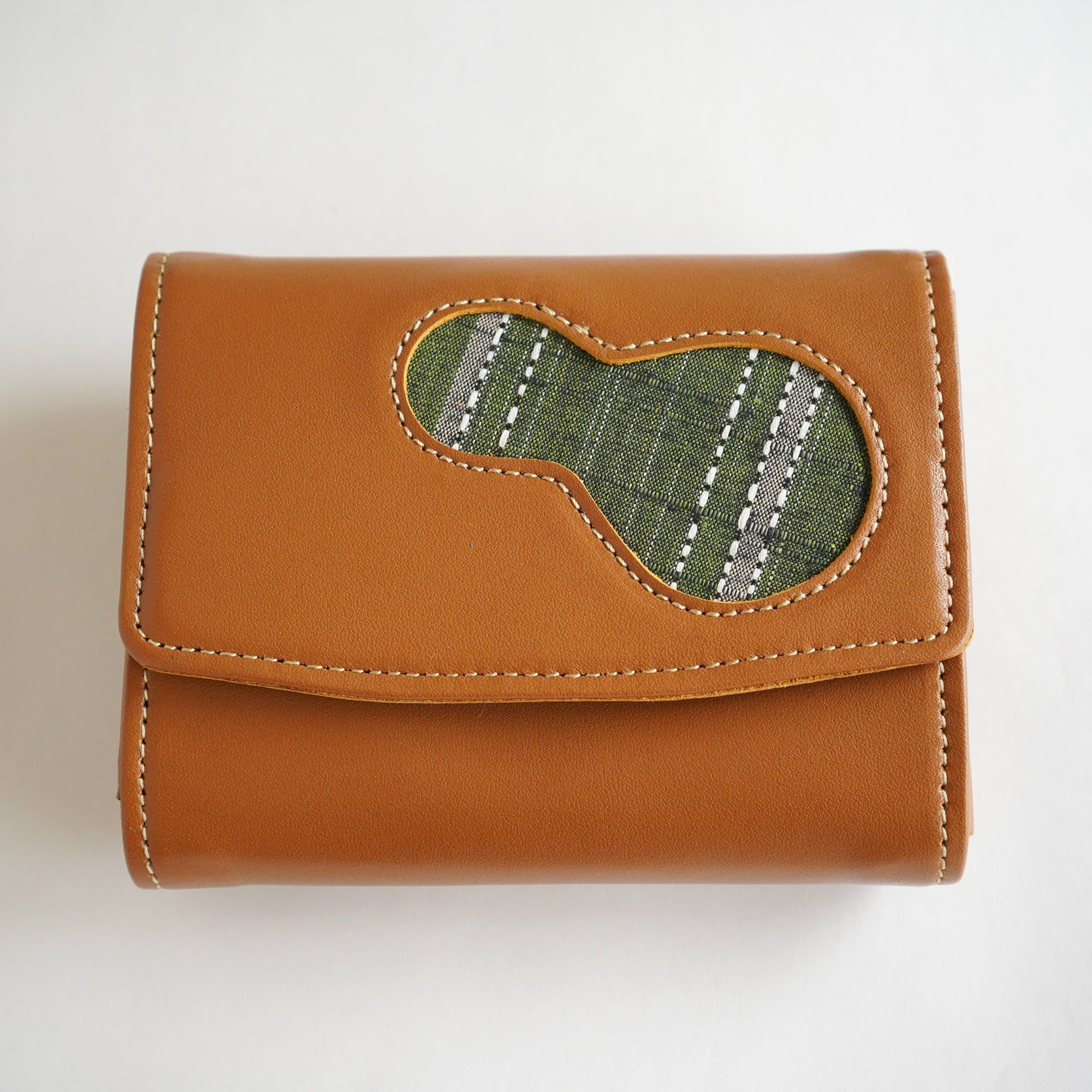 ハーフウォレット【スワロー】NO.225 | ZIZZ：着物と革でつくるバッグ