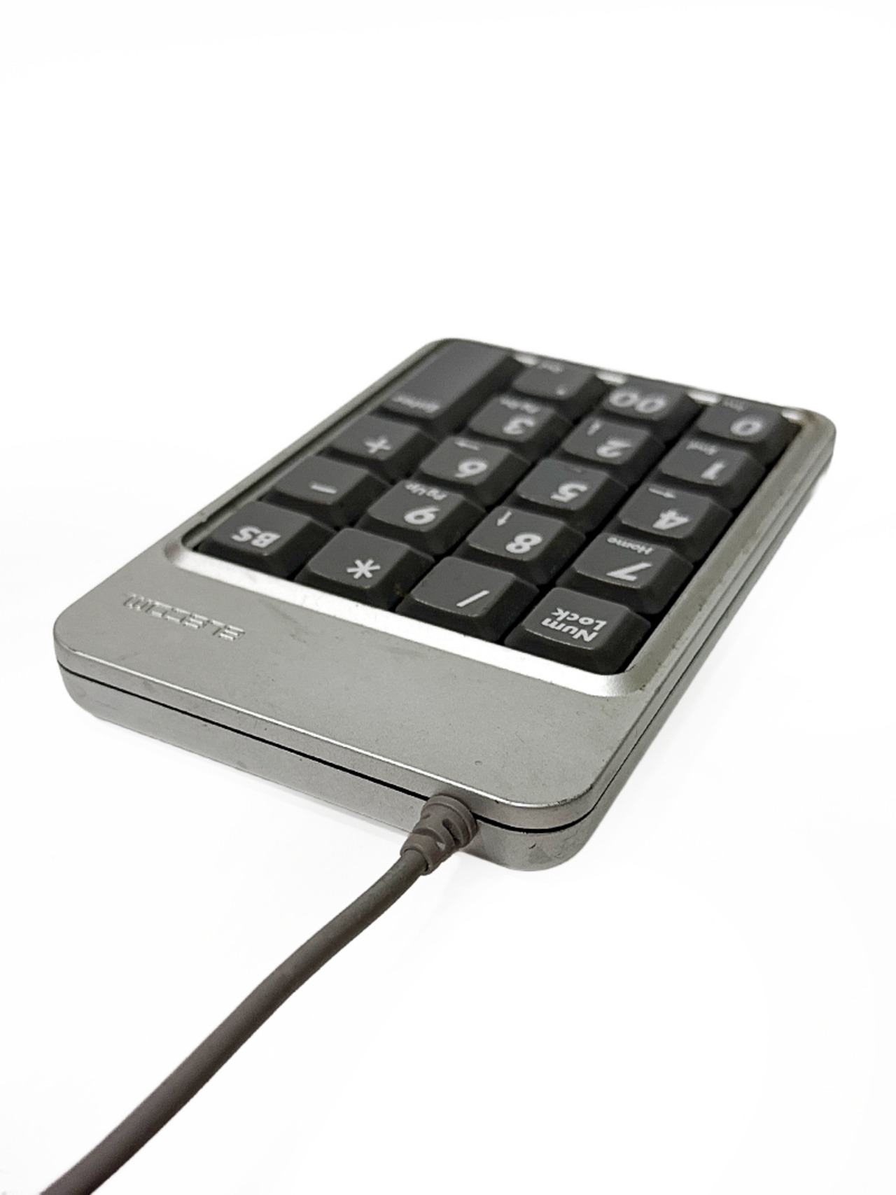 エレコム USBテンキーパッド TK-UEHSV 専用ソフト/ドライバー不要 大きな文字で見やすい数字キー 動作品