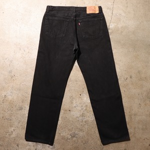 美品 38×30 Levi's 501 USA サルファー ブラックデニムパンツ リーバイス