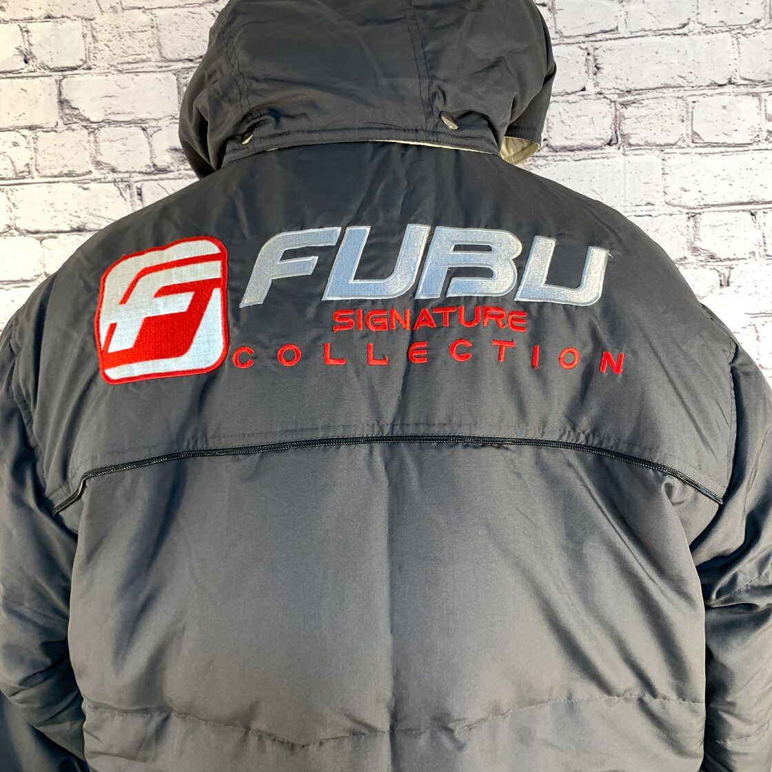 FUBU フブ リバーシブルダウンジャケット 90s デカロゴ | Pay ID