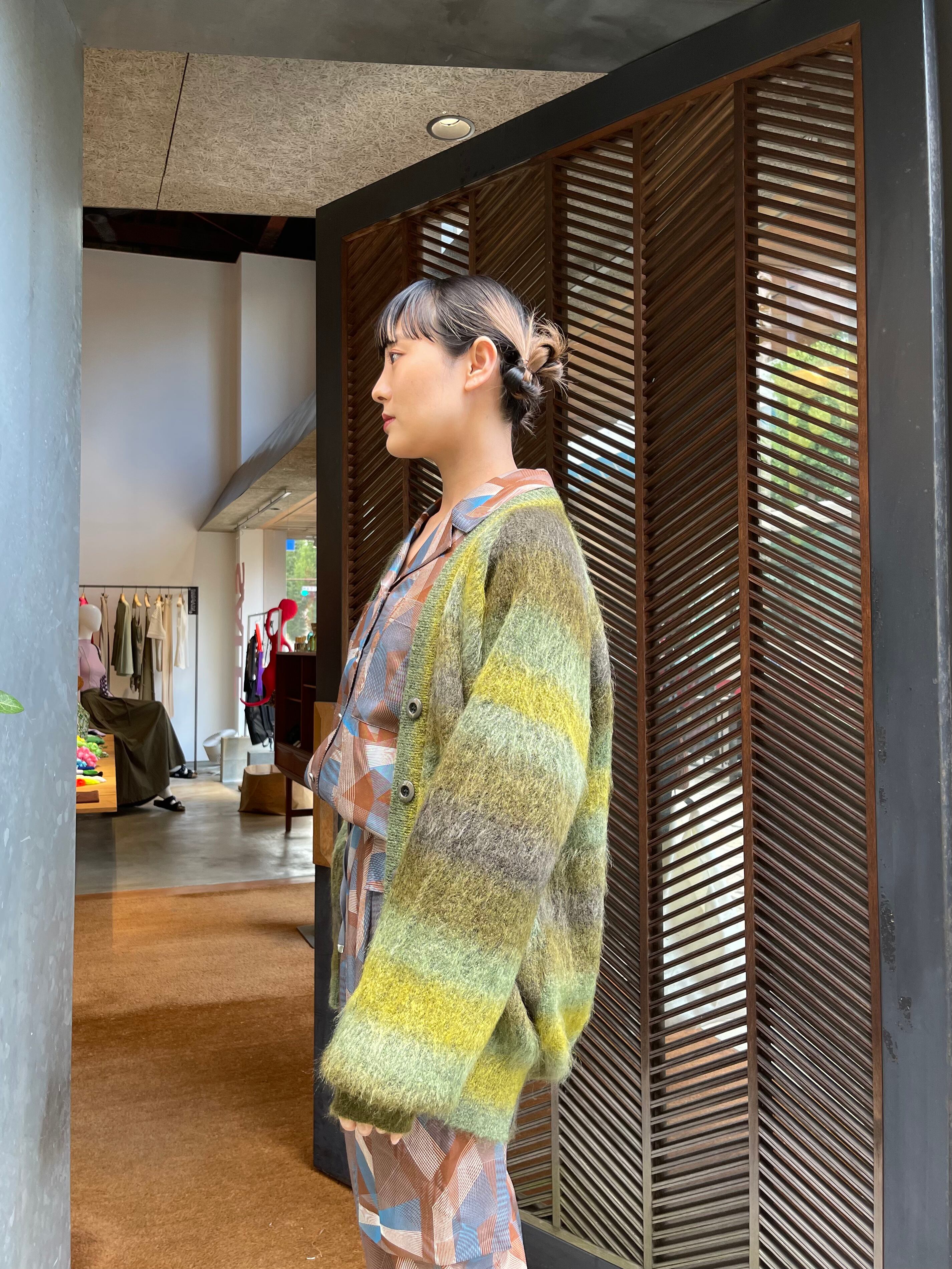 FUMIE TANAKA フミエタナカ / gradation mohair cardigan | TRENT 