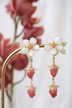 いちご狩り【1wayイヤリング】