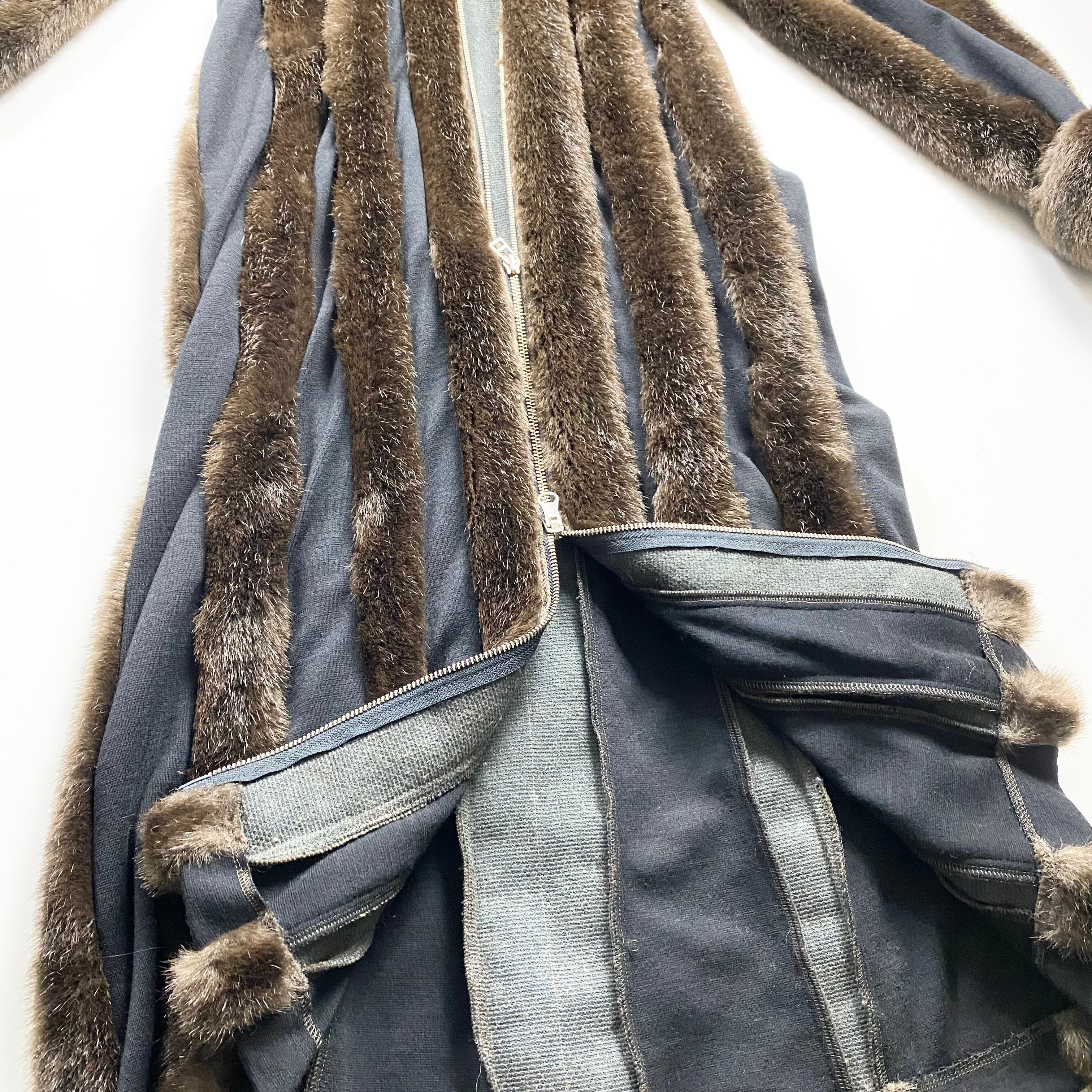 JEAN PAUL GAULTIER FEMME fake fur coat | NOIR ONLINE
