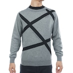 【Admiral GOLF】ウォームダール レイヤードモックネックセーター