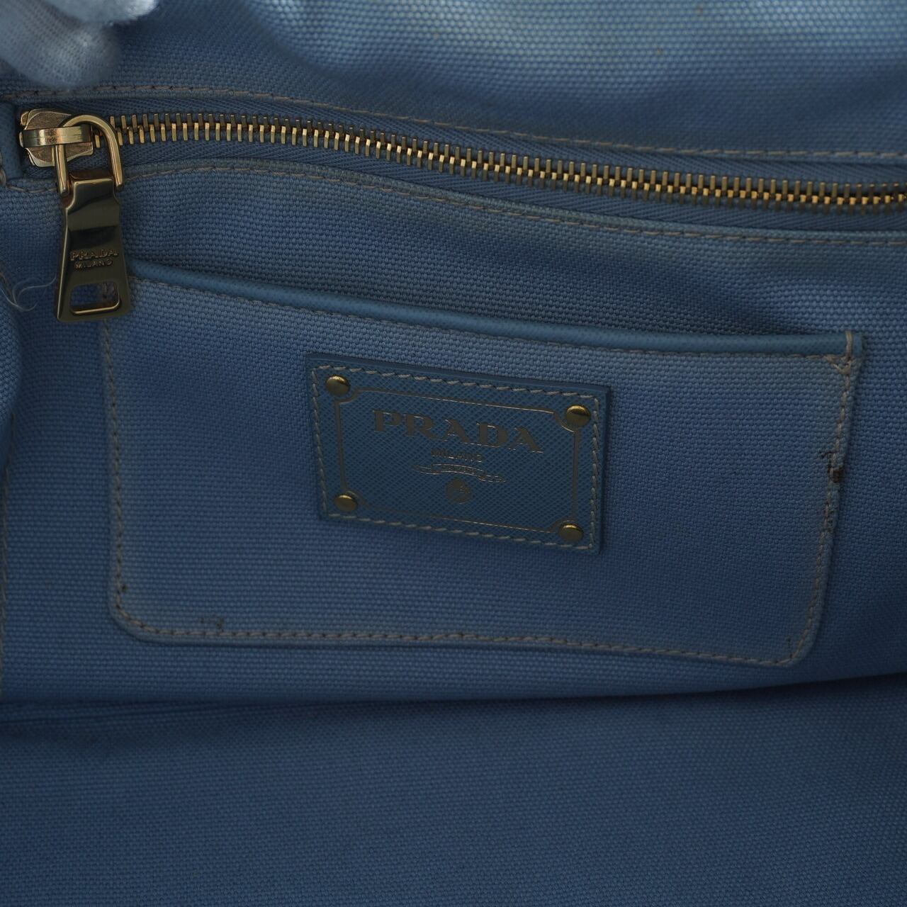 PRADA】プラダ サーフデザイン ハンドバッグ light blue | MIXHIVE
