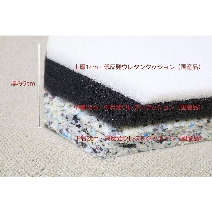 ココハート(CocoHeart) ペット用介護マット（日本製）３種類のクッション素材で体圧分散 床ずれ予防 (100cm×100cm, ホワイト)