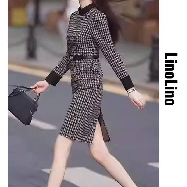 Belted Midi Length  Onepierce L00731