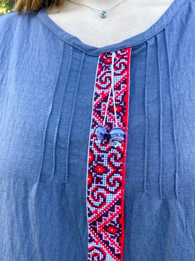 手縫いヴィシヴァンカ（赤）レディース・フリーサイズ