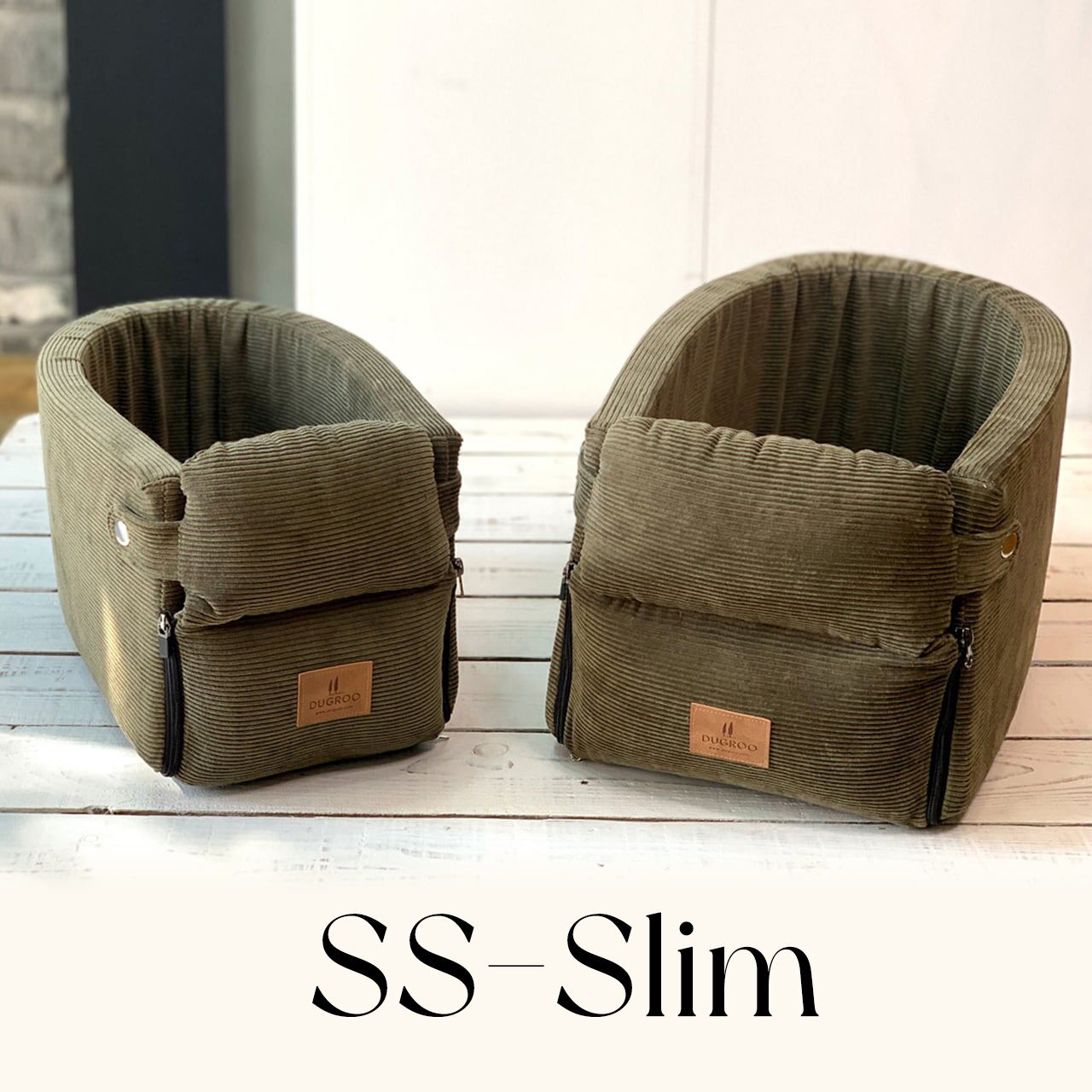Console Box Dog Car Seat SS-Slim【Olive】 / Dugroo / 日本未入荷