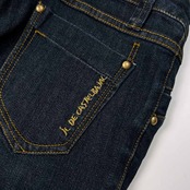 CASTELBAJAC カステルバジャック デニム パンツ ジーンズ サイズ 9 /レディース/インディゴ/ゴールド刺繍