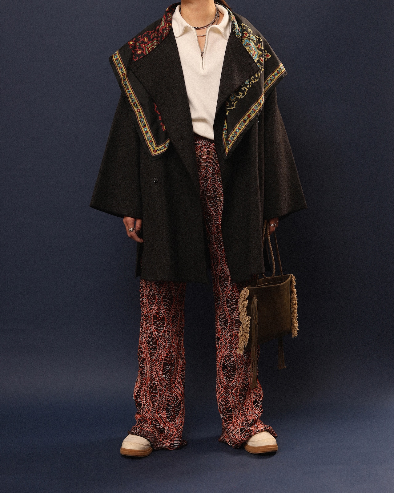 1980's Geoffrey Beene / Double Breasted Coat