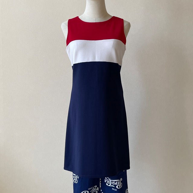 JALATE 70s Vintage Tank Dress W191