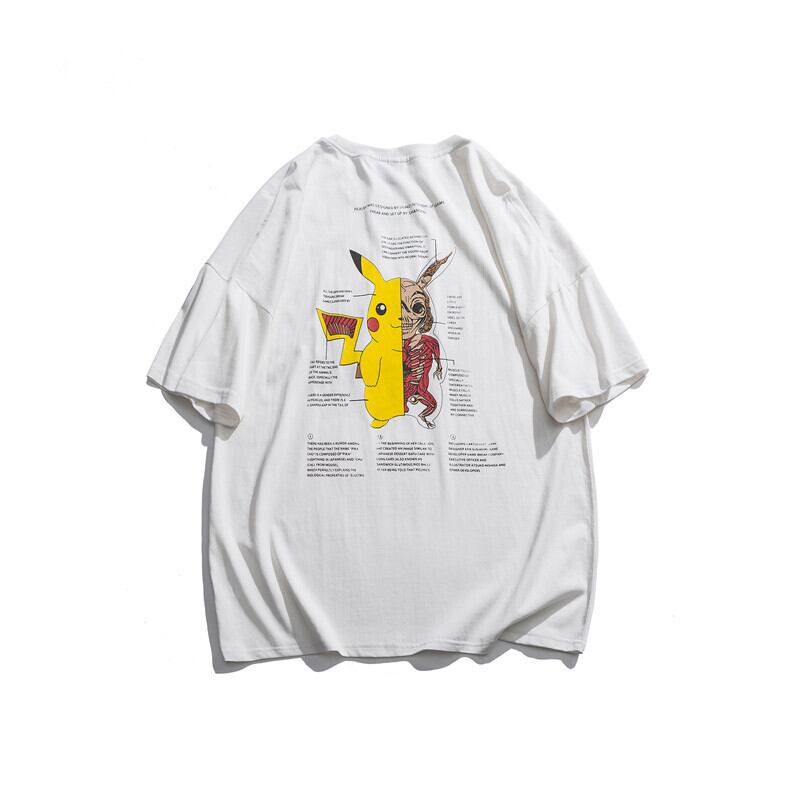 【新作】【送料無料】 Yidao Vintage Summer Funny CartoonPrint半袖メンズTシャツトレンドトップストリートTEE-アリババ ショート ハーフスリーブ サマー 夏物 ビンテージ hip6-16116963629281