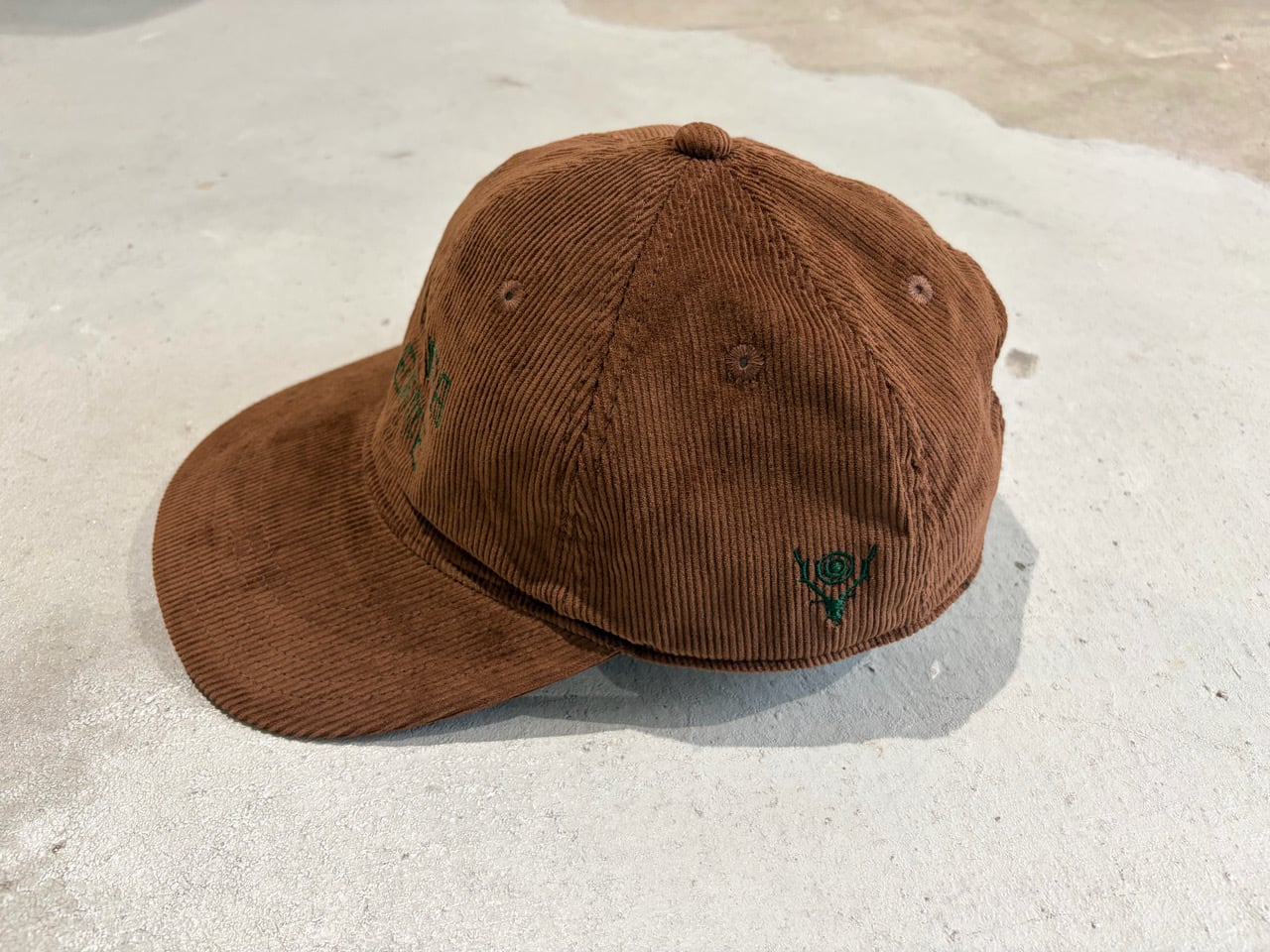 SOUTH2WEST8] 6 Panel Cap Corduloy brown サウスツーウエストエイト 6