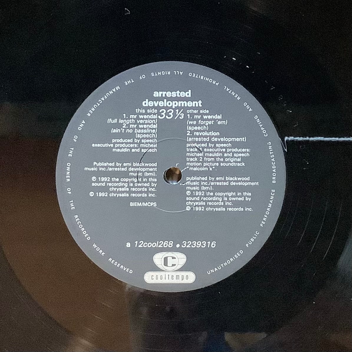 ARRESTED DEVELOPMENT / MR.WENDAL | Plastic Soul Records