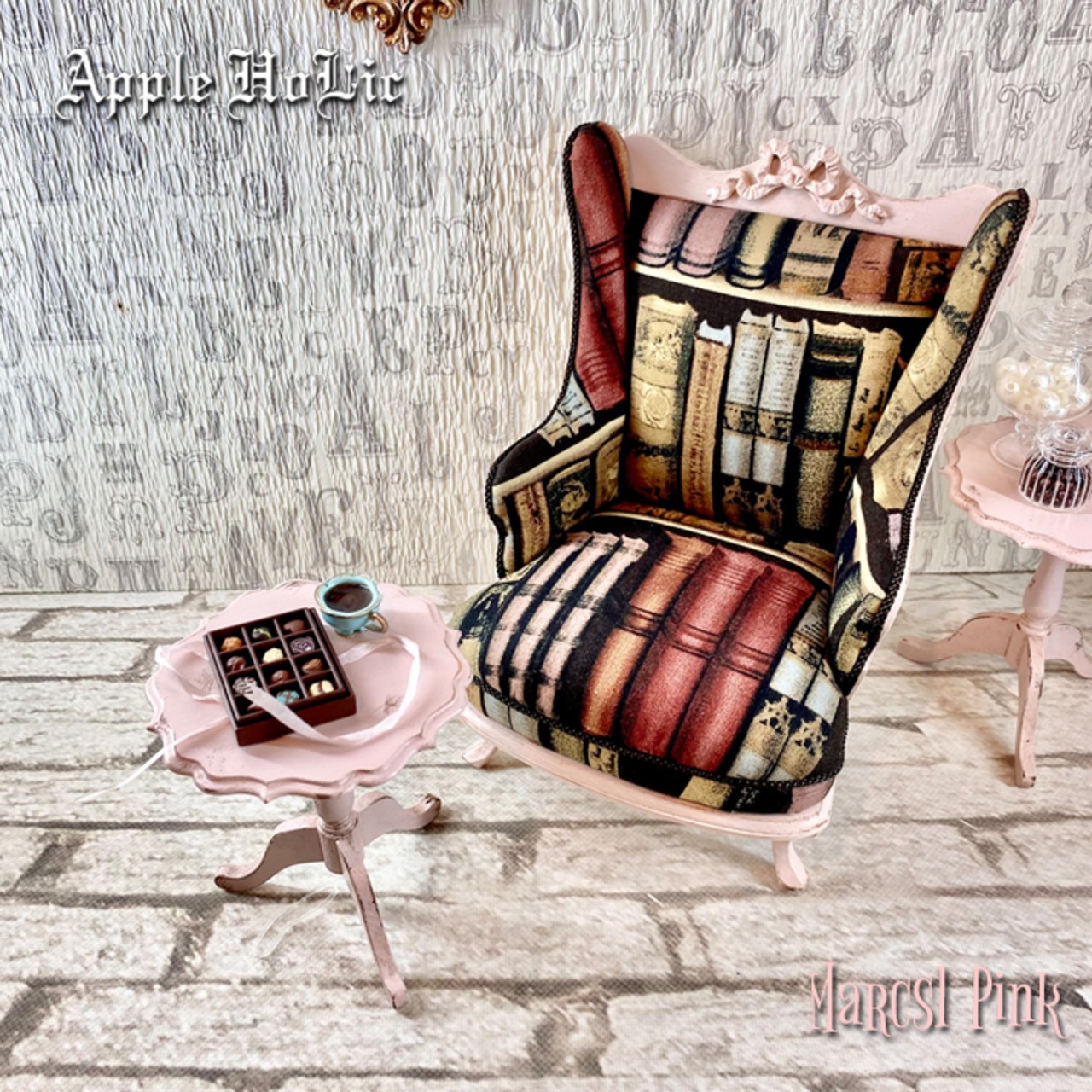 1/6 ドール サイドテーブル【Marcel Pink・ マルセル ピンク 】