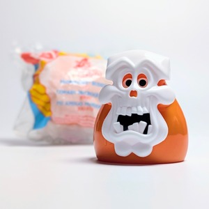 ☆ DEADSTOCK / VINTAGE 1998☆【 McDonald's  ( マクドナルド ) 】1998年海外マクドナルドミールトイ『 Haunted Halloween ホーンテッド・ハロウィン 』マックナゲット・バディーズ スケルトン 未開封 / キャンディディスペンサー / ハッピーミール 〚アメリカン雑貨 アメトイ〛