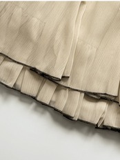 Ondine Contrast Layered Skirt F0699