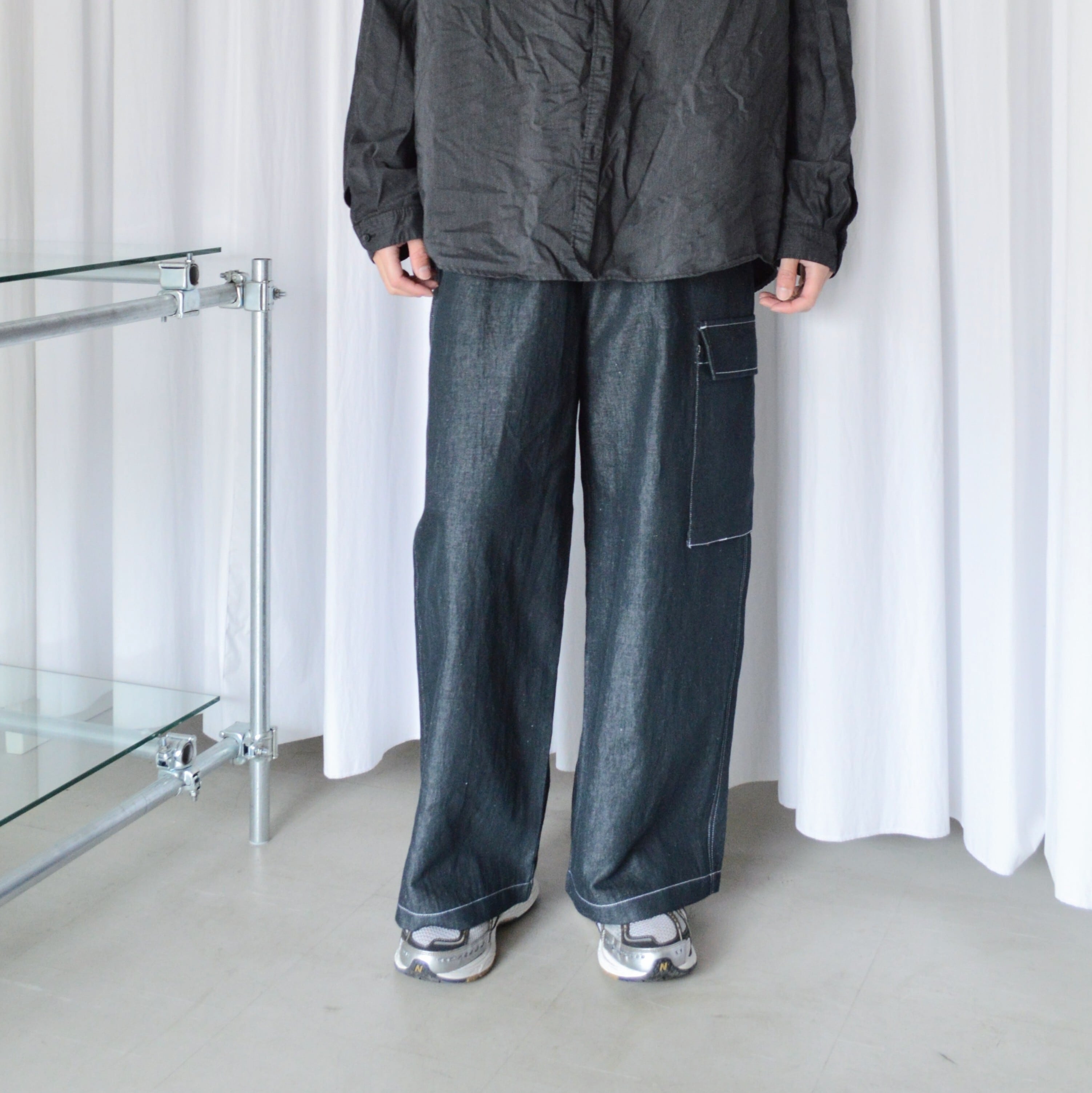 【NEW】Ithe / No.97-IO Denim Cargo Pants