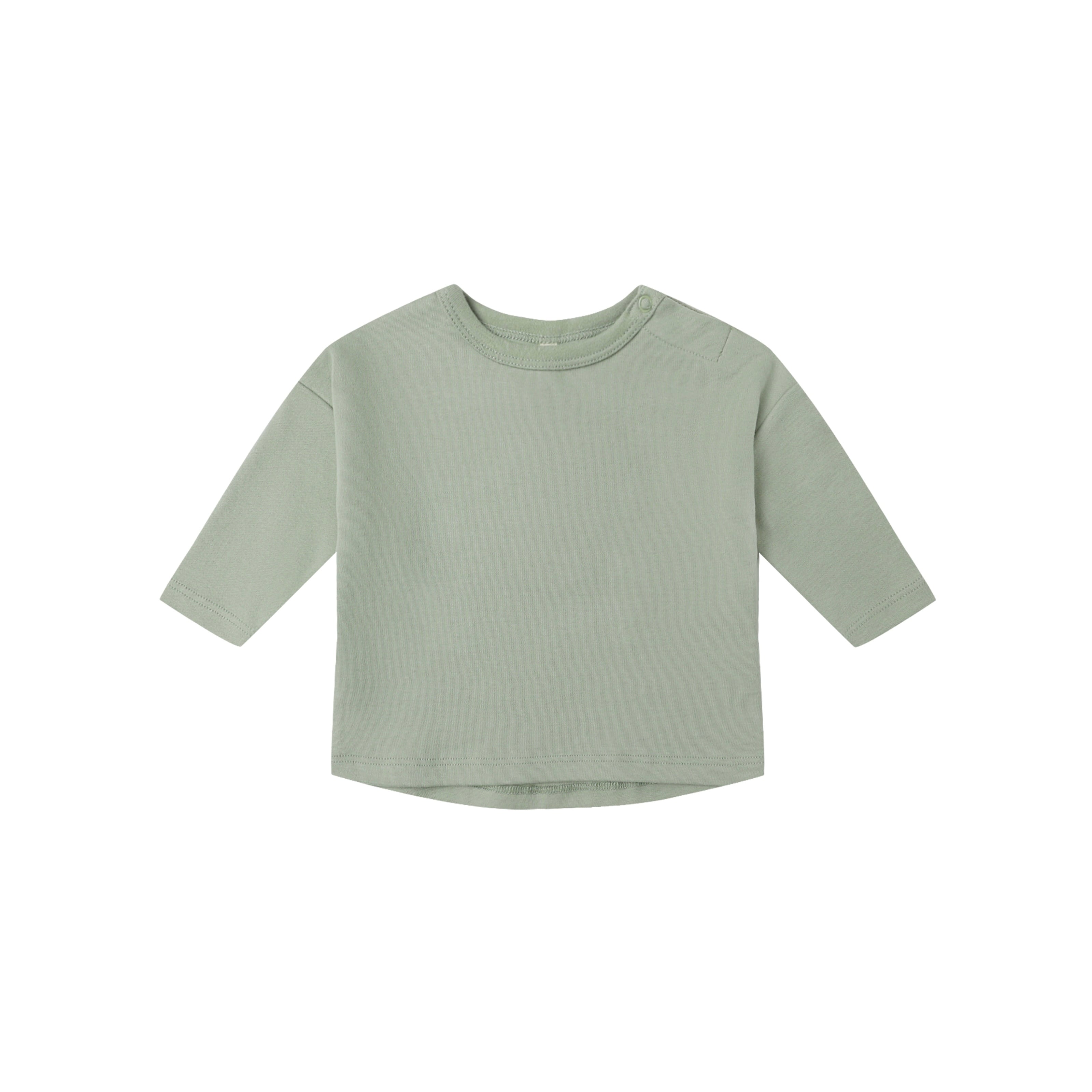 Quincy Mae(クインシーメイ) / 25aw LONG SLEEVE TEE / FERN/ 12-18M・18-24M