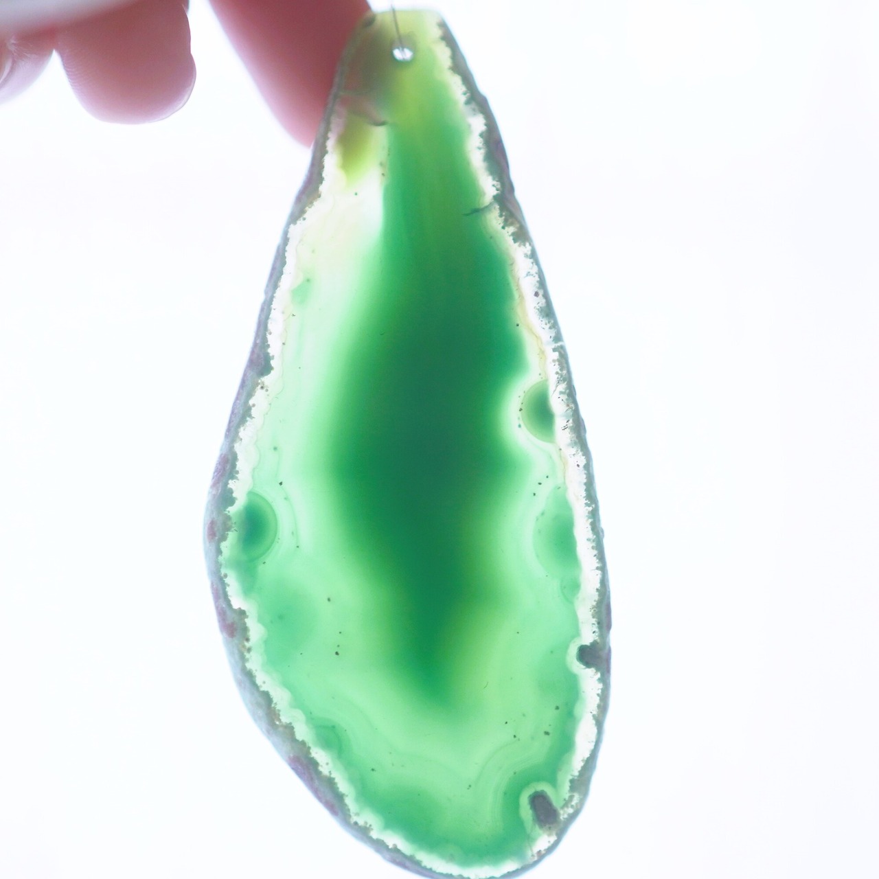 Memory Green 02 - アゲートヒーリングチャイム / Agate Sun Catcher Wind Chime