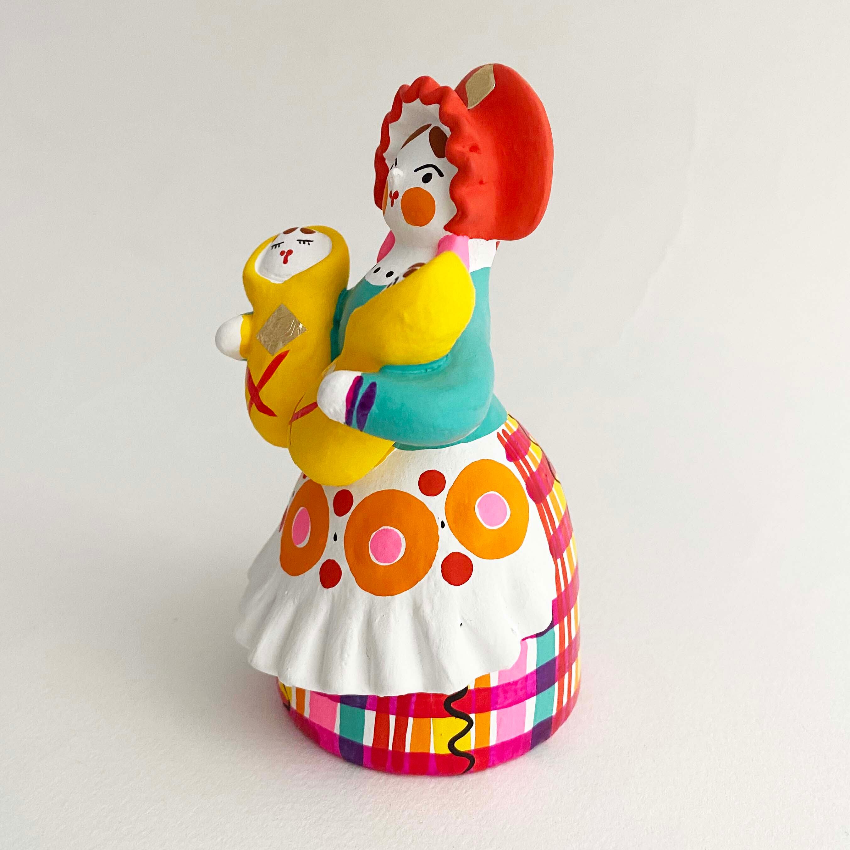 ディムコヴォ土人形 / 双子の子守