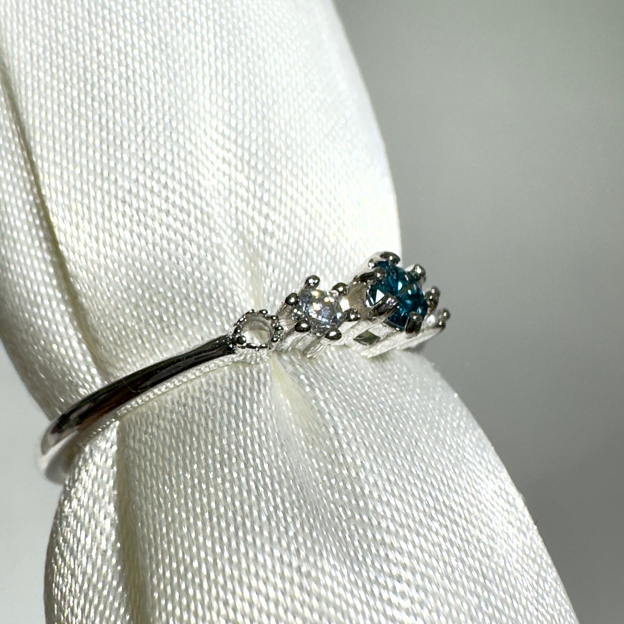 プラいちRing♦︎トリートブルーダイヤ♦︎