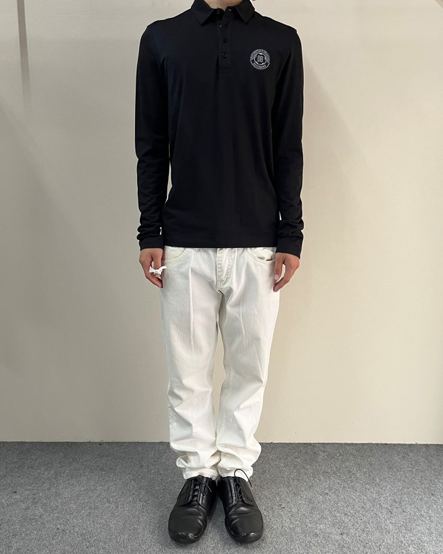 【DIRK BIKKENBERGS】slim fit logo polo shirt
