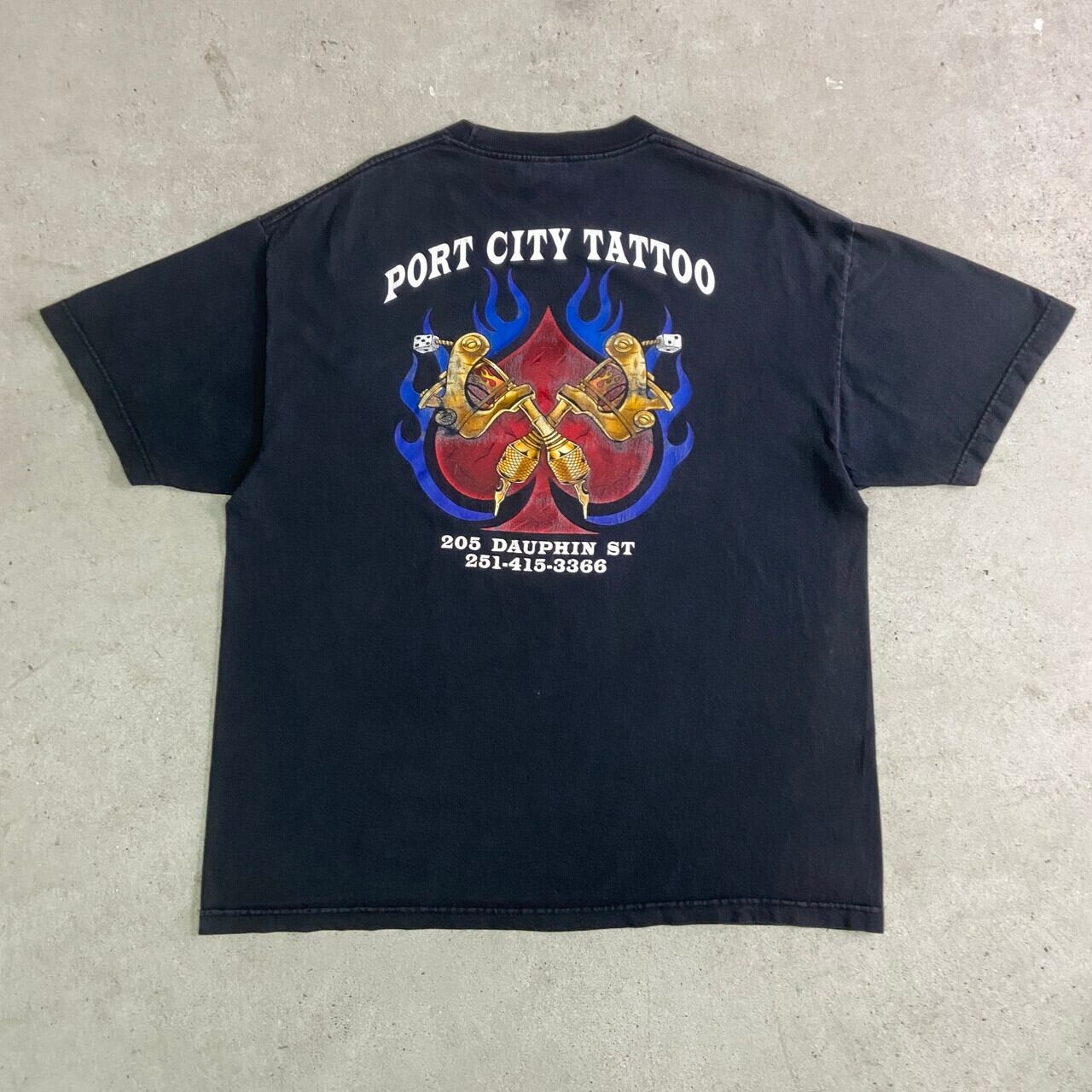 00年代 PORT CITY TATTOO タトゥースタジオ 企業ロゴ アドバタイジング